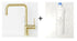 Nivito RH 340 Brushed Brass/Gold, kitchen mixer tap - Olif