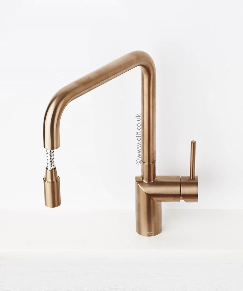 Copper Kitchen Taps Olif