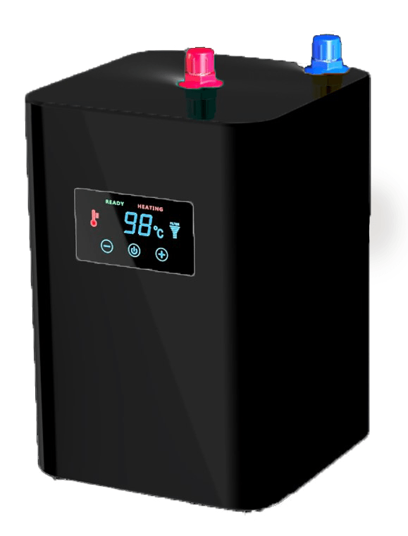 Olif Robusto 3n1 Instant Hot Water tap Black, with boiler and filter - Olif