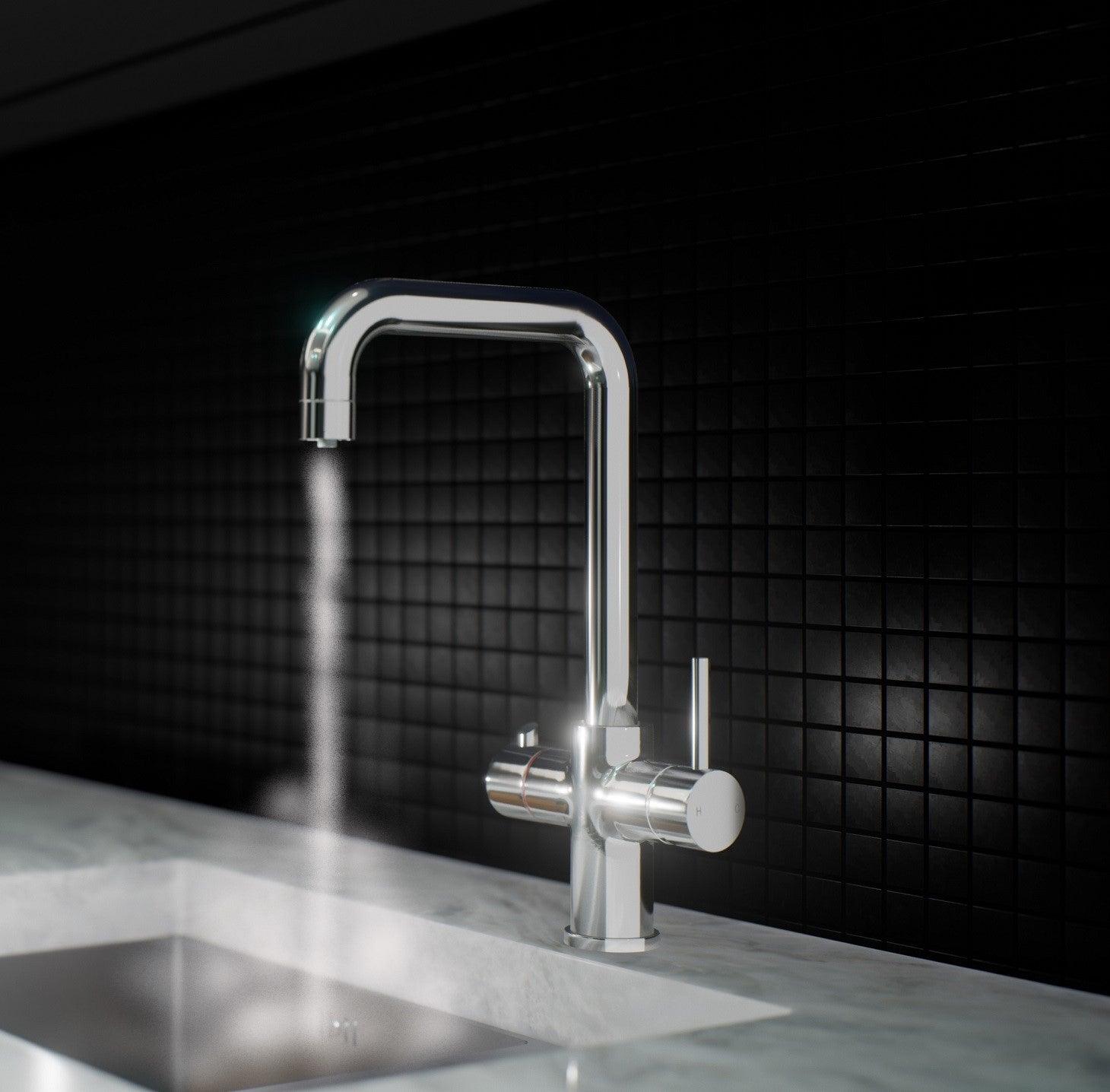 Olif Triniti 3n1 Instant Hot Water tap Chrome, with boiler and filter - Olif