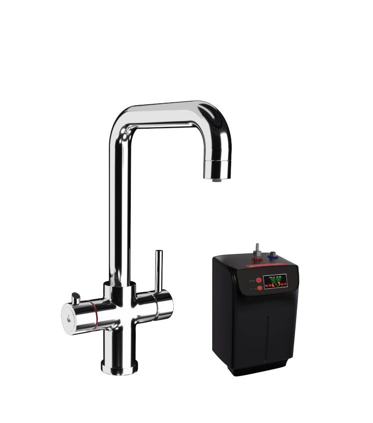Olif Triniti 3n1 Instant Hot Water tap Chrome, with boiler and filter - Olif