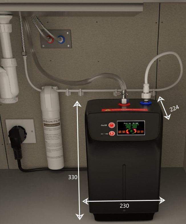 Olif Triniti 3n1 Instant Hot Water tap Copper, with boiler and filter - Olif