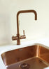 Olif Triniti 3n1 Instant Hot Water tap Copper, with boiler and filter - Olif
