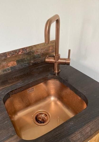Olif Triniti 3n1 Instant Hot Water tap Copper, with boiler and filter - Olif