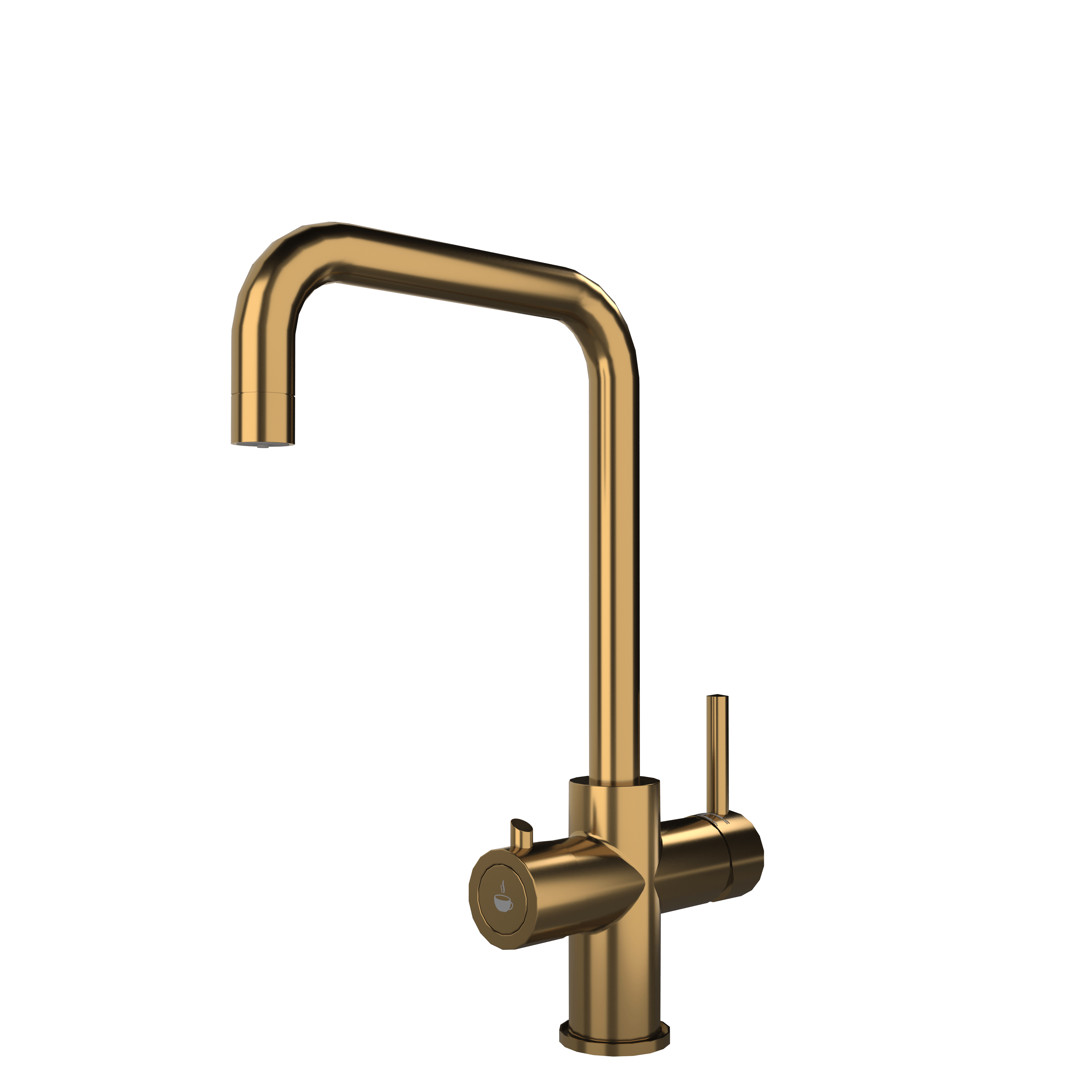 Olif Triniti 3n1 Instant Hot Water tap Gold, with boiler and filter - Olif