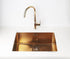 Pack of Alveus Monarch Kombino 50 Copper sink and matching Copper tap - Olif