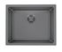 Pack of Alveus Monarch Quadrix 50 Anthracite sink and matching Anthracite tap - Olif