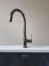 Pack of Alveus Monarch Quadrix 50 Anthracite sink and matching Anthracite tap - Olif