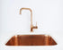 Pack of Alveus Monarch Variant 10 Copper sink and matching Copper tap - Olif