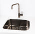 Pack of Alveus Monarch Variant 40 Anthracite sink and matching Anthracite tap - Olif