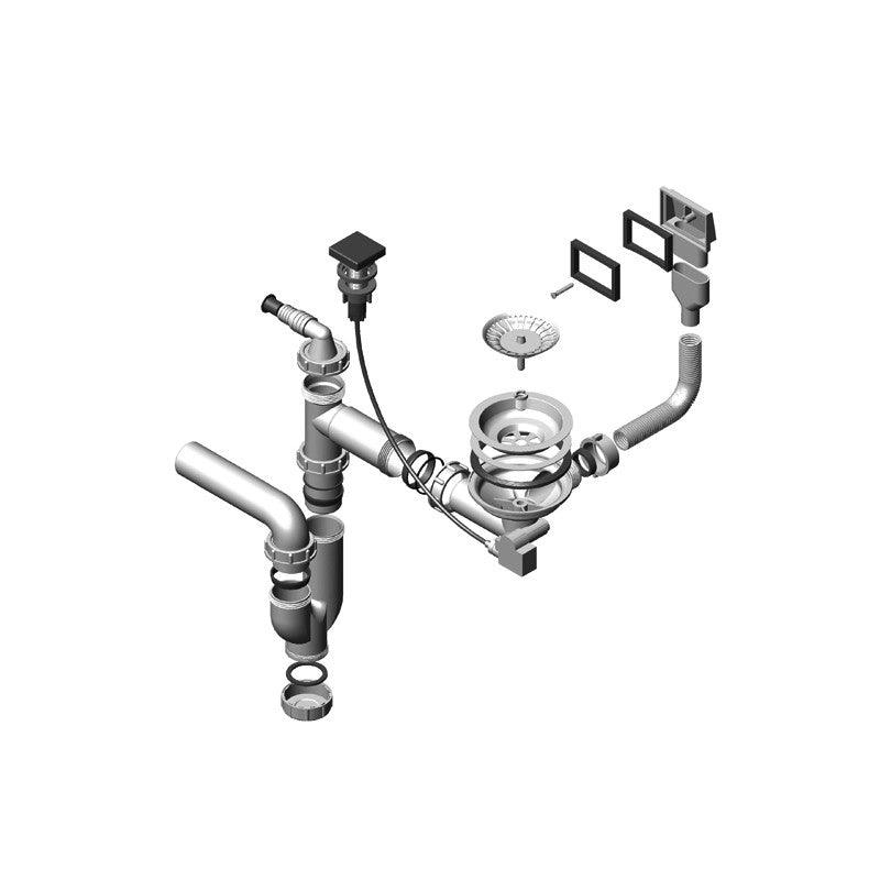 Pop-up plumbing kit, single 1074347 - Olif