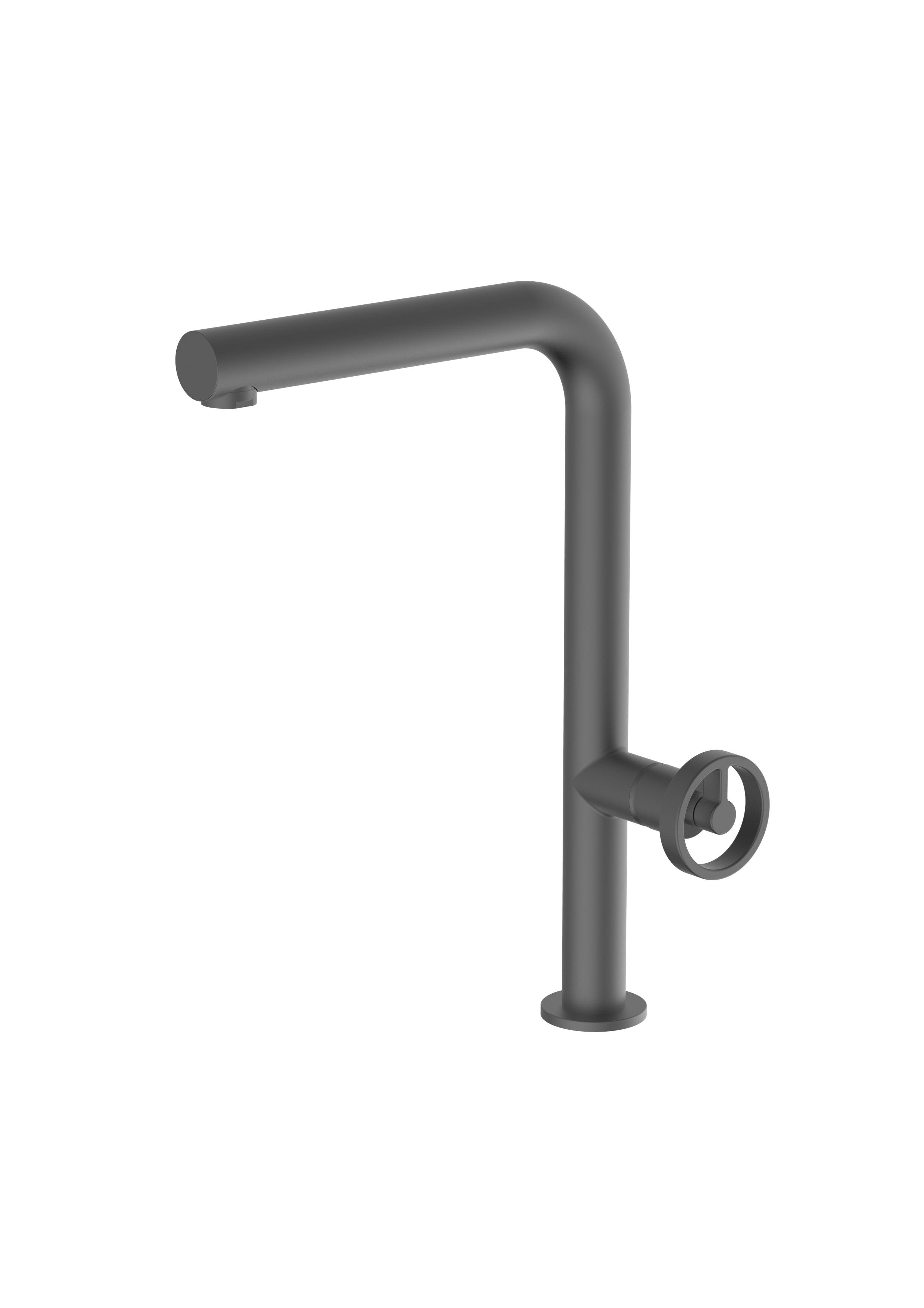 Potento Anthracite, kitchen mixer tap - Olif