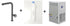 Potento Anthracite, kitchen mixer tap - Olif