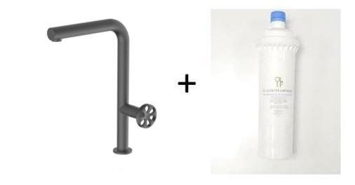 Potento Anthracite, kitchen mixer tap - Olif