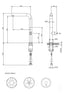 Potento Brass/Gold, kitchen mixer tap - Olif