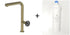 Potento Brass/Gold Mix & Match, kitchen mixer tap - Olif