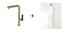 Potento Brass/Gold Mix & Match, kitchen mixer tap - Olif