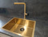 Potento Brass/Gold Mix & Match, kitchen mixer tap - Olif
