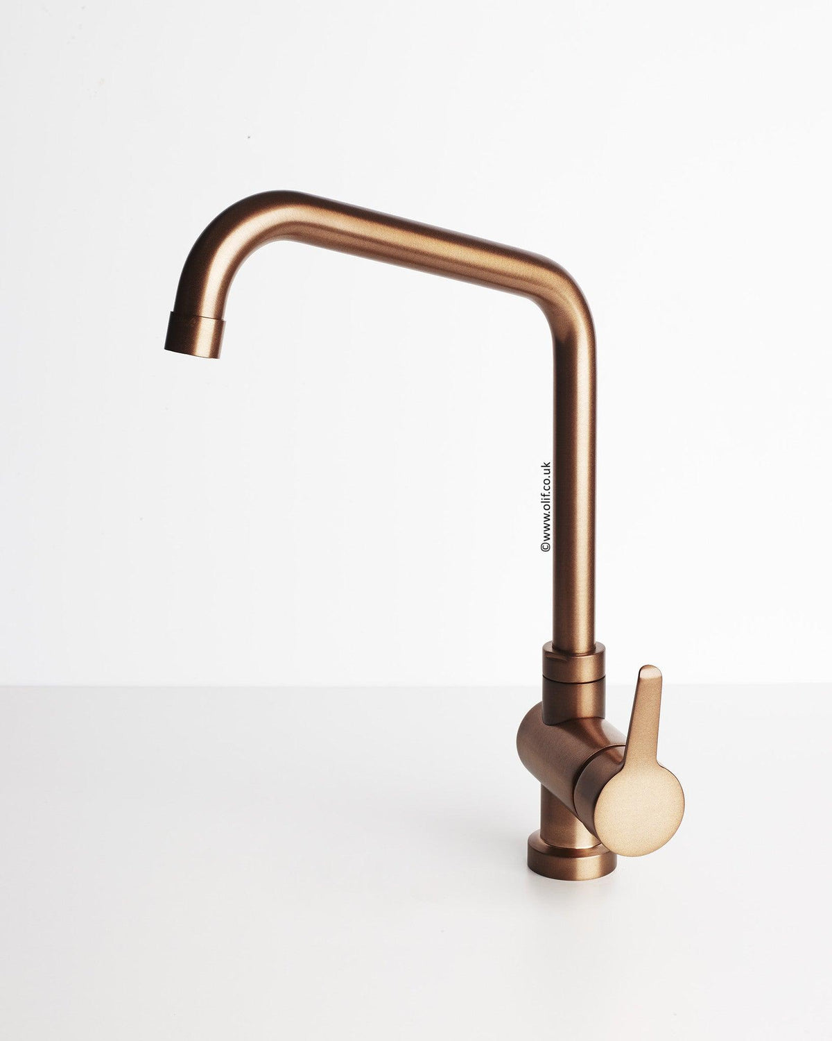 Brushed Copper kitchen mixer tap Primo Copper by Olif