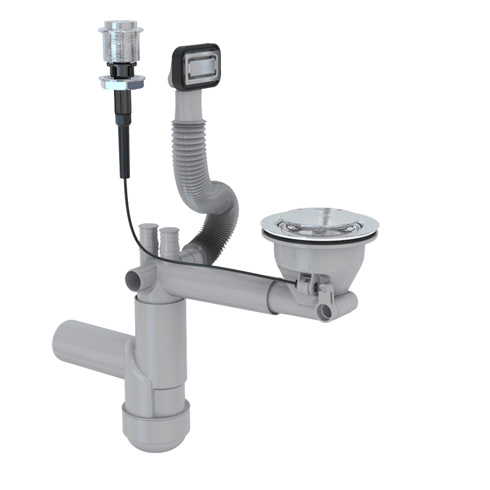 Push pop-up plumbing kit, single 1123351 - Olif