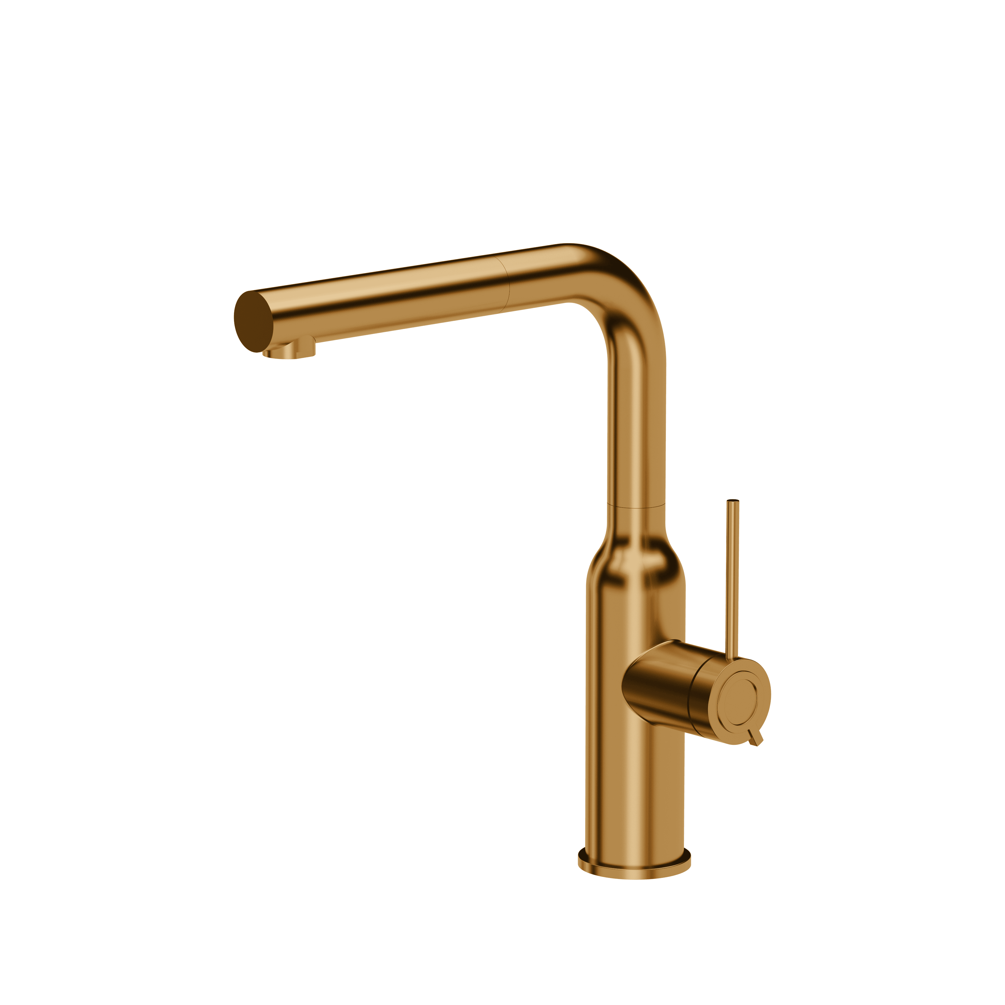 Quadron Angelina Copper Pull-out Mixer Tap - Olif