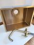 Quadron Anthony Gold, PVD Nano kitchen sink - Olif