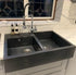 Quadron Bill 120 Black, belfast granite sink - Olif