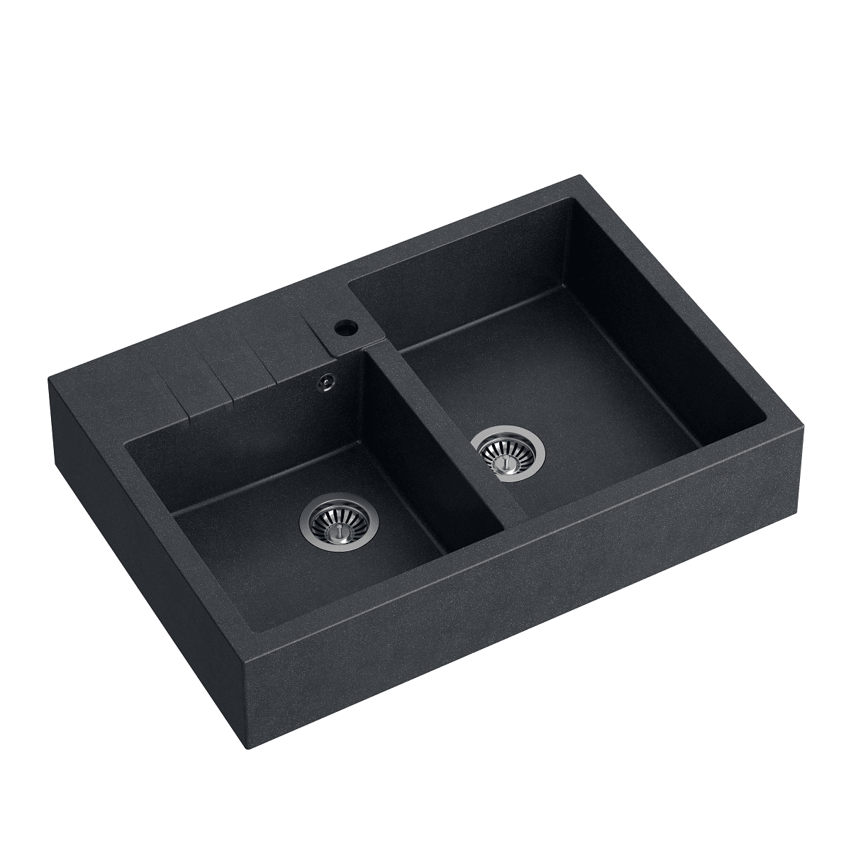 Quadron Bill 120 Black, belfast granite sink - Olif