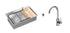 Quadron Burt kitchen workstation, inset - Olif