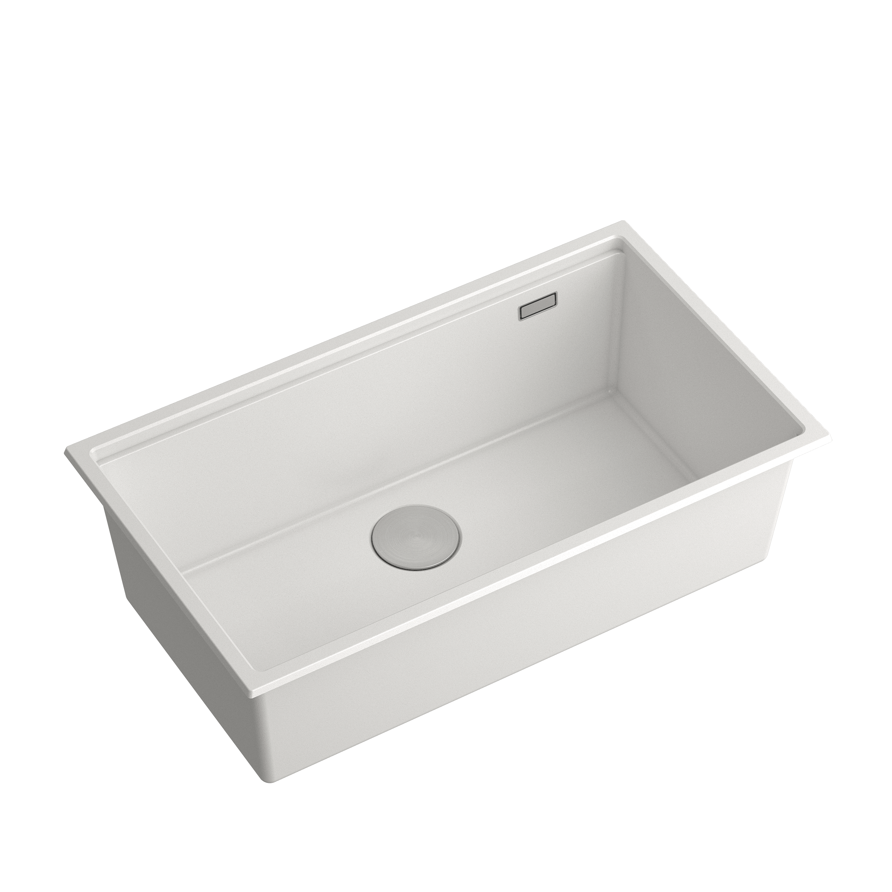 Quadron Clark 840 White, topmount or undermount sink - Olif