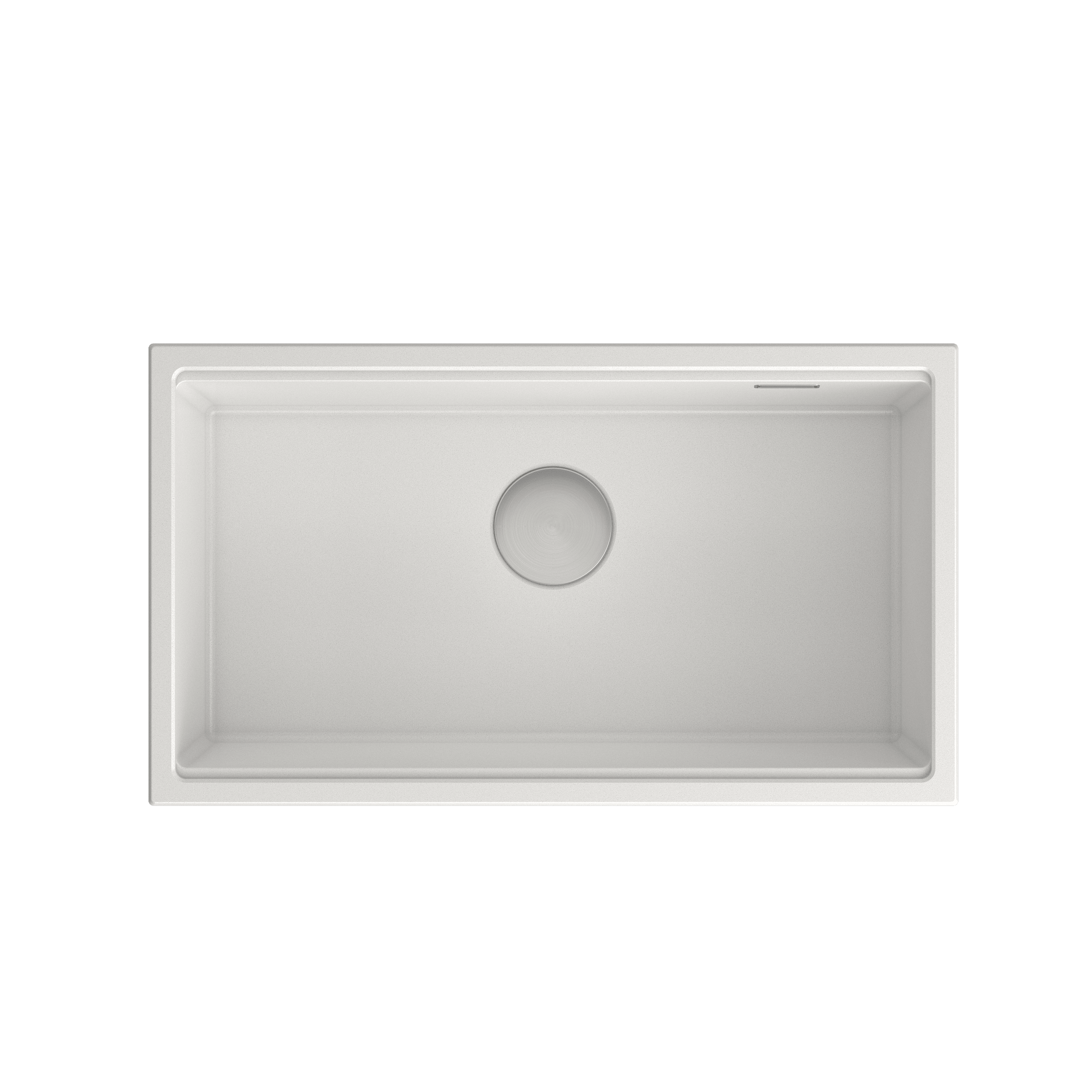 Quadron Clark 840 White, topmount or undermount sink - Olif