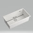 Quadron Clark 840 White, topmount or undermount sink - Olif