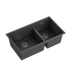 Quadron Clark 842 Black, topmount or undermount sink - Olif