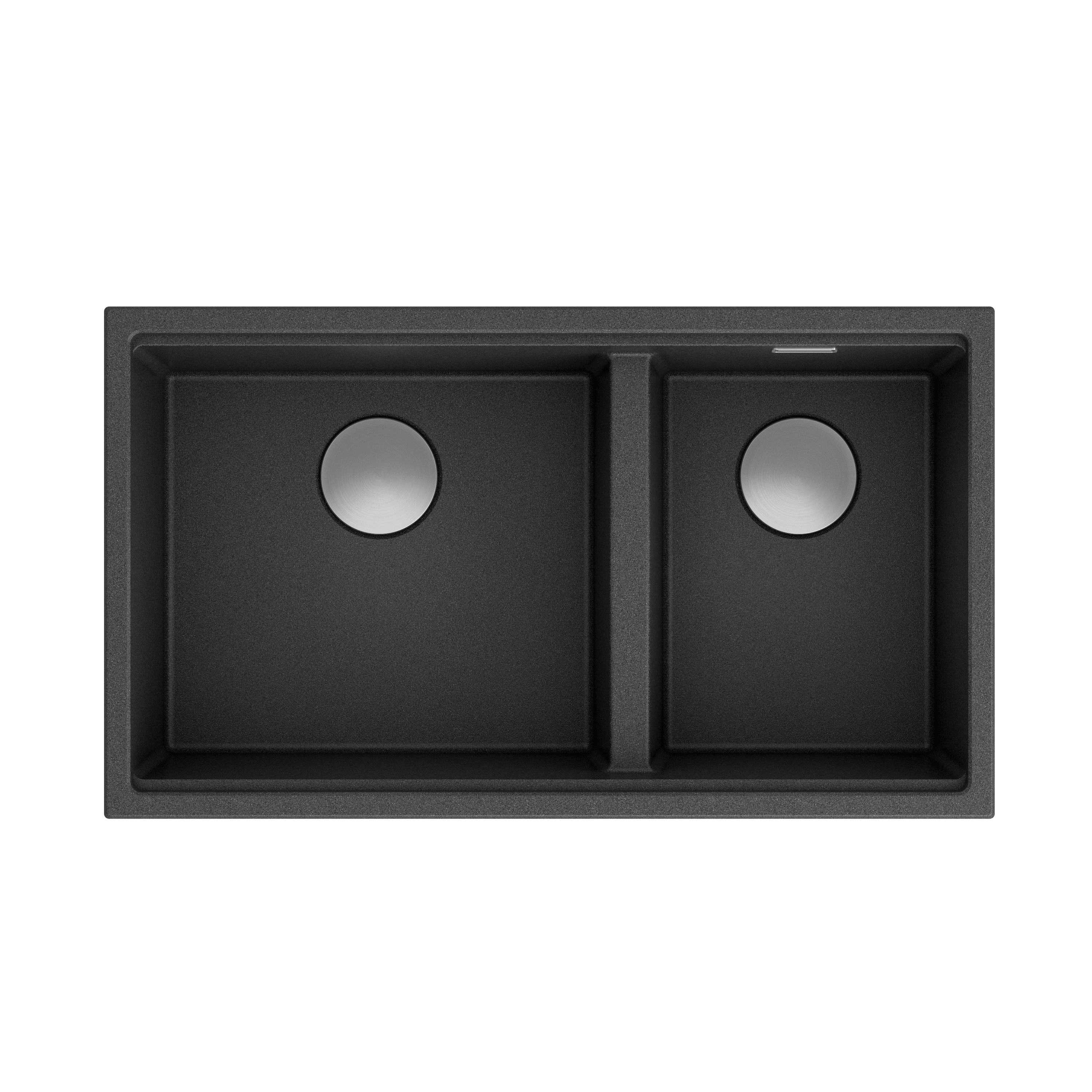 Quadron Clark 842 Black, topmount or undermount sink - Olif