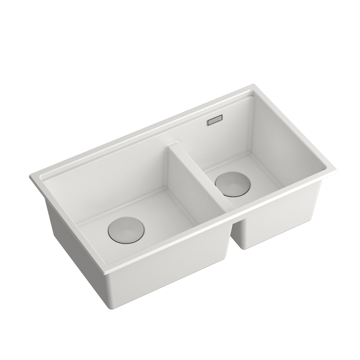 Quadron Clark 842 White, topmount or undermount sink - Olif