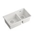 Quadron Clark 842 White, topmount or undermount sink - Olif