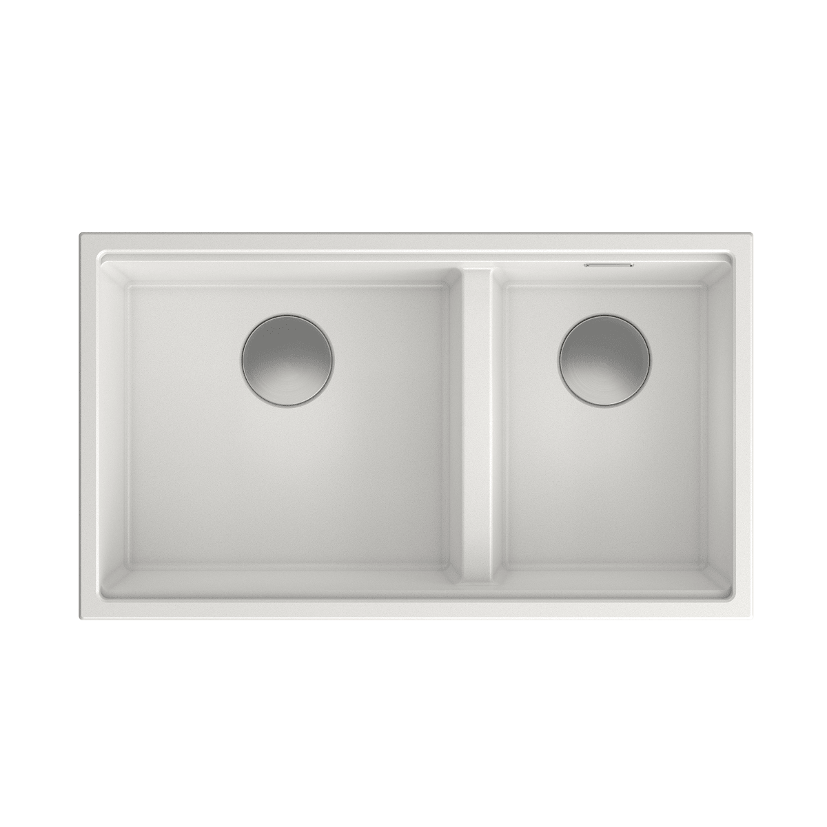 Quadron Clark 842 White, topmount or undermount sink - Olif