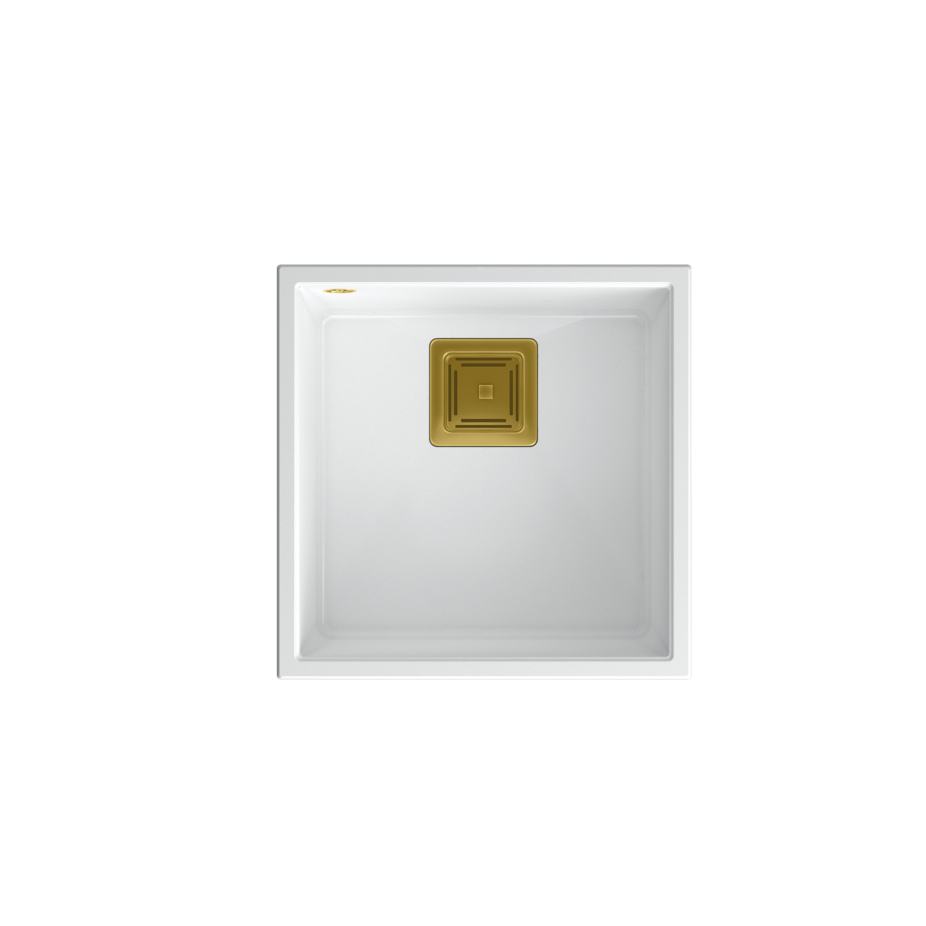 Quadron David 40 White, topmount or undermount sink Mix and Match - Olif