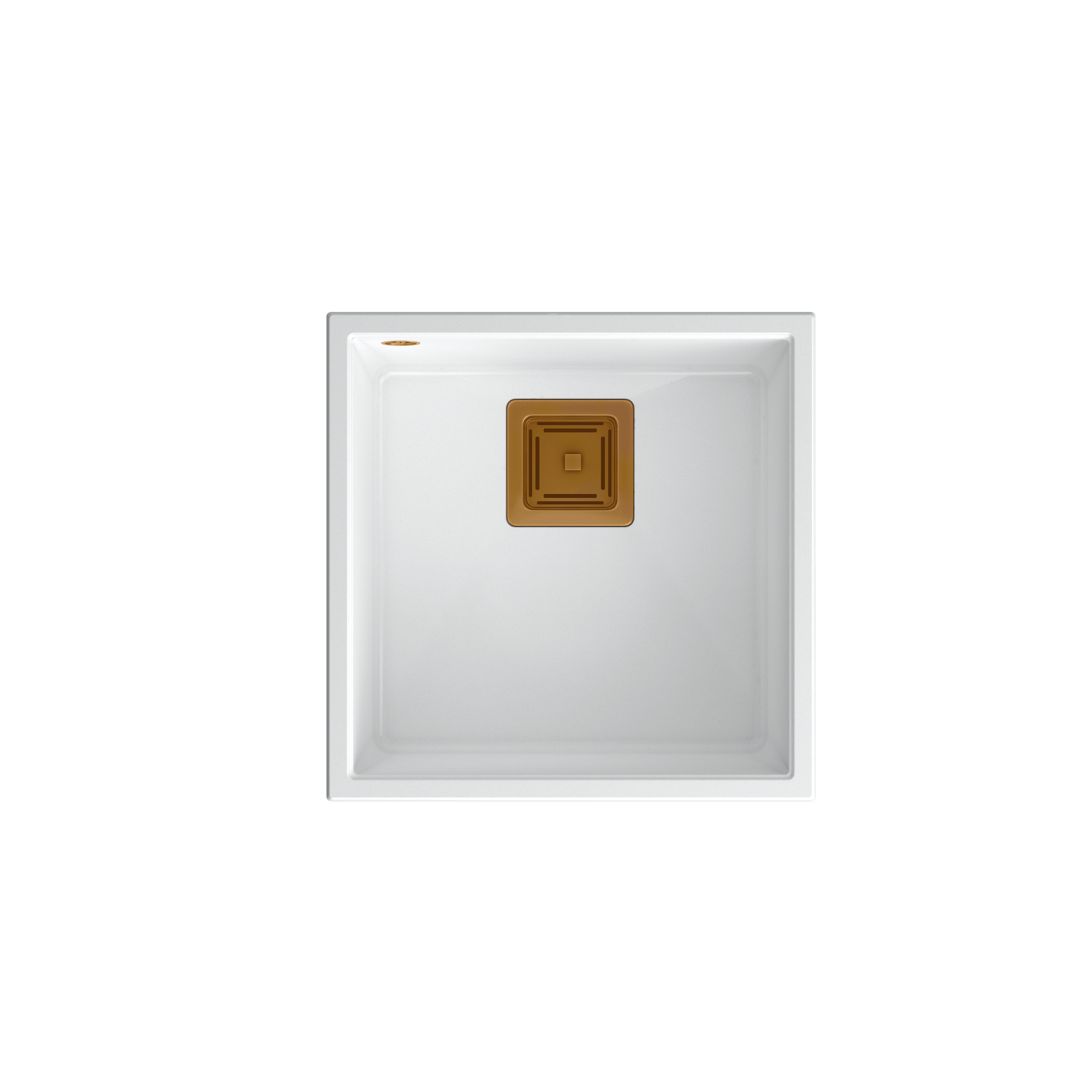 Quadron David 40 White, topmount or undermount sink Mix and Match - Olif