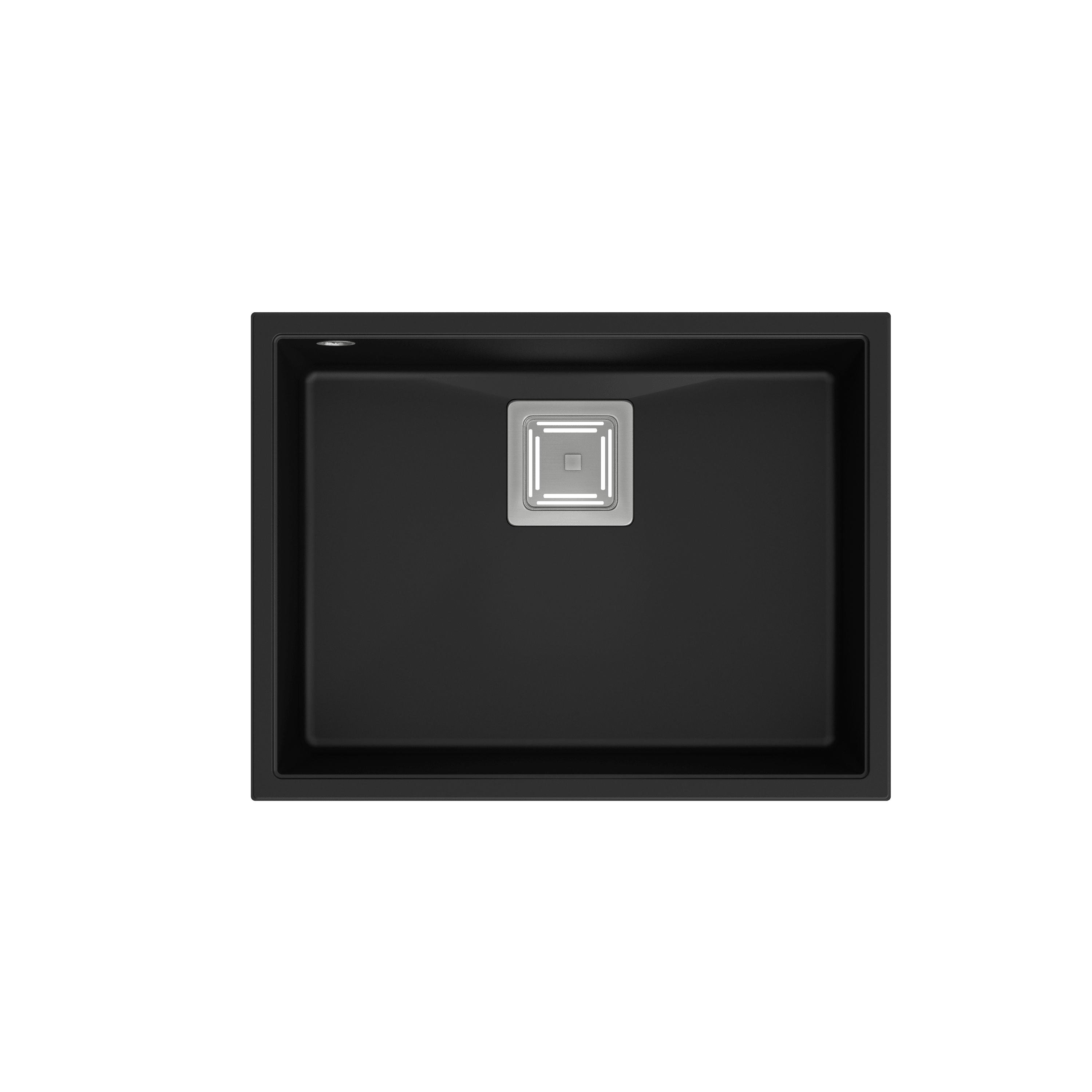 Quadron David 50 Pure Black undermount or topmount sink, Mix and Match - Olif