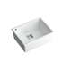 Quadron David 50 White, topmount or undermount sink - Olif