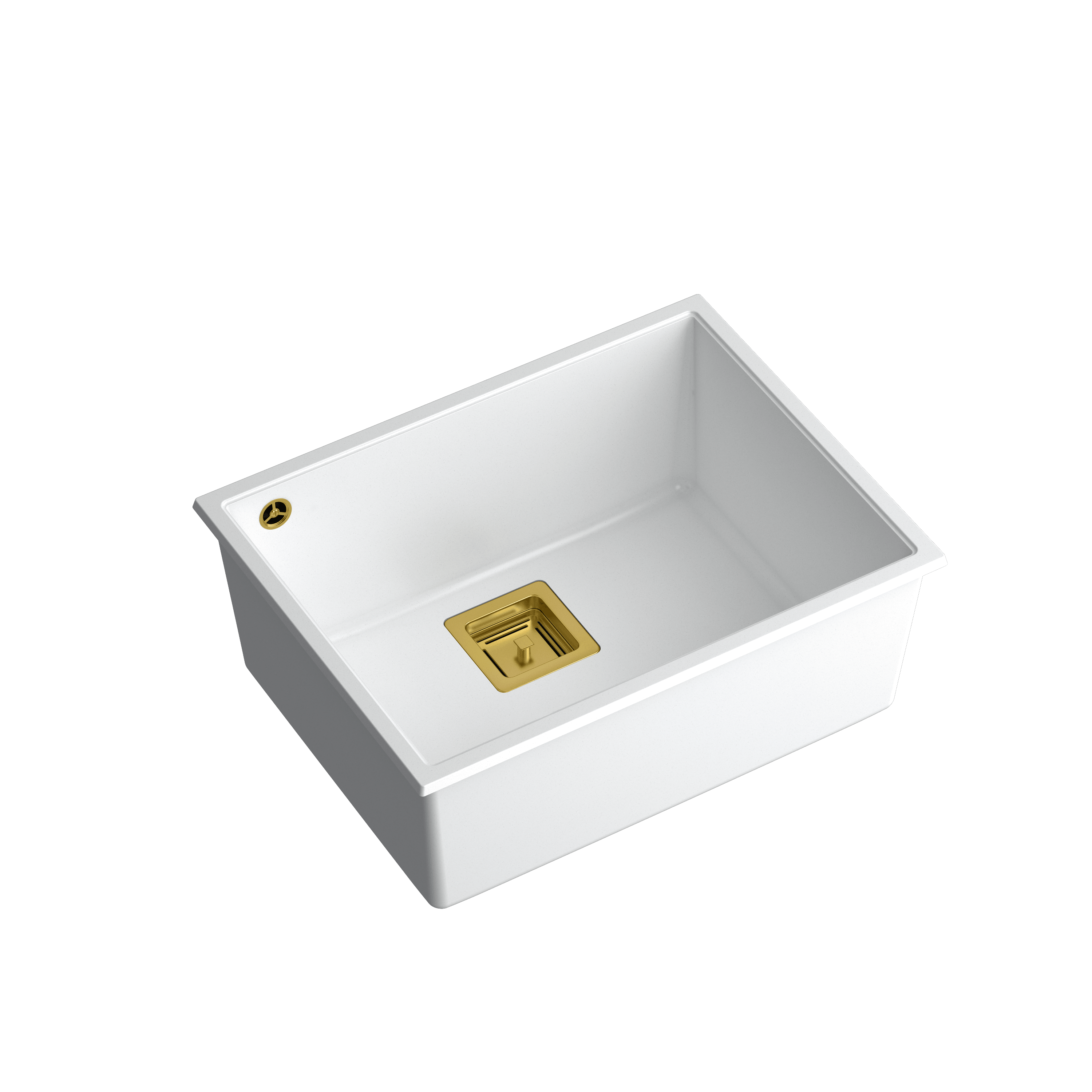 Quadron David 50 White undermount or topmount sink, Mix and Match - Olif