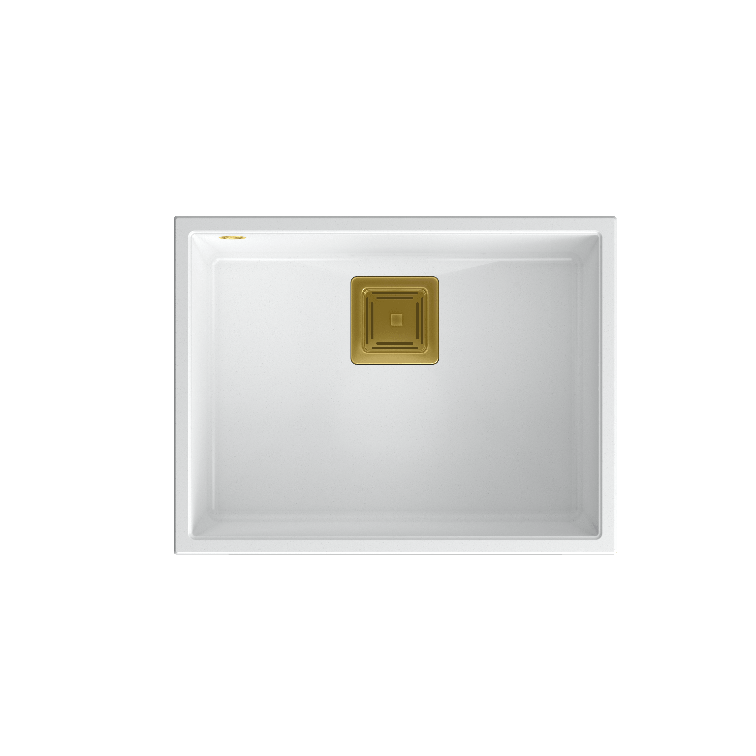 Quadron David 50 White undermount or topmount sink, Mix and Match - Olif