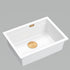 Quadron Logan 100 White Mix & Match, topmount or undermount sink - Olif