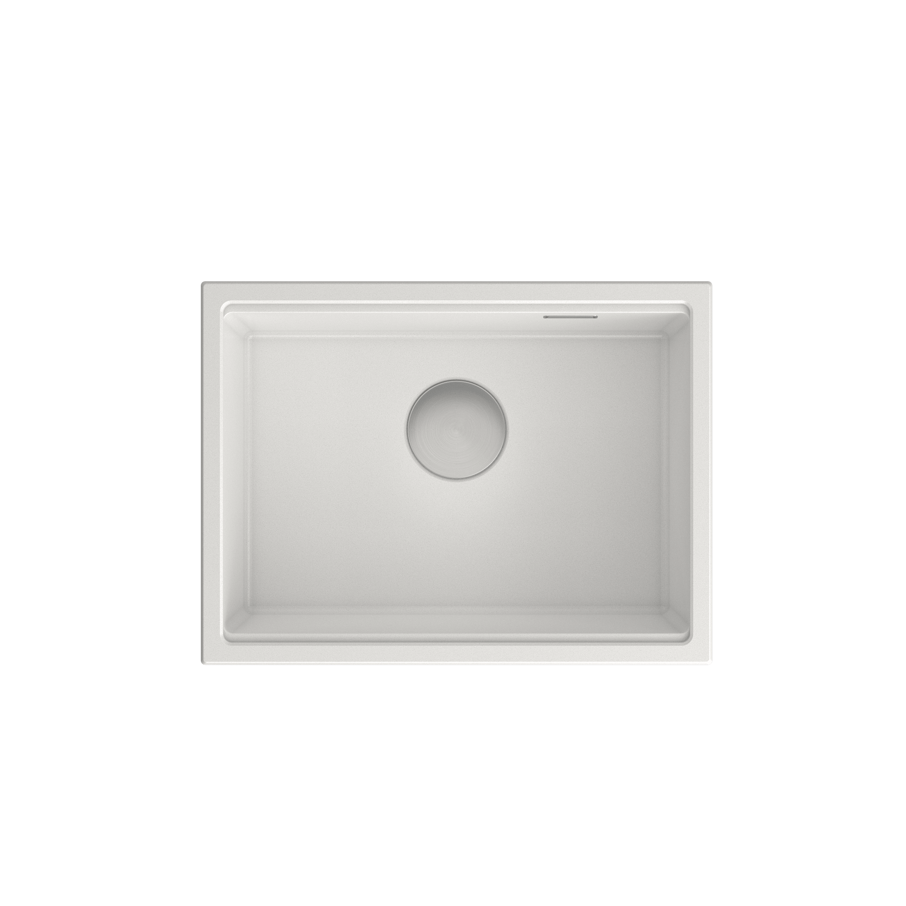 Quadron Logan 100 White, topmount or undermount sink - Olif