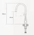 Quadron Maggie Stretch kitchen tap, Matte White - Olif