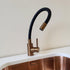 Quadron Maggie Stretch Mix&match kitchen tap, Matte Black and Copper - Olif