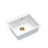 Quadron Morgan 110 White topmount sink, Mix and Match - Olif