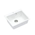 Quadron Morgan 110 White topmount sink, Mix and Match - Olif