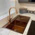 Quadron Russel 111 Copper, PVD Nano kitchen sink - Olif